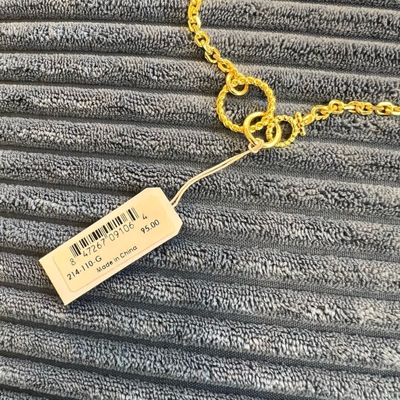 Gorjana Crew Link Necklace, Gold NWT - Picture 3 of 5